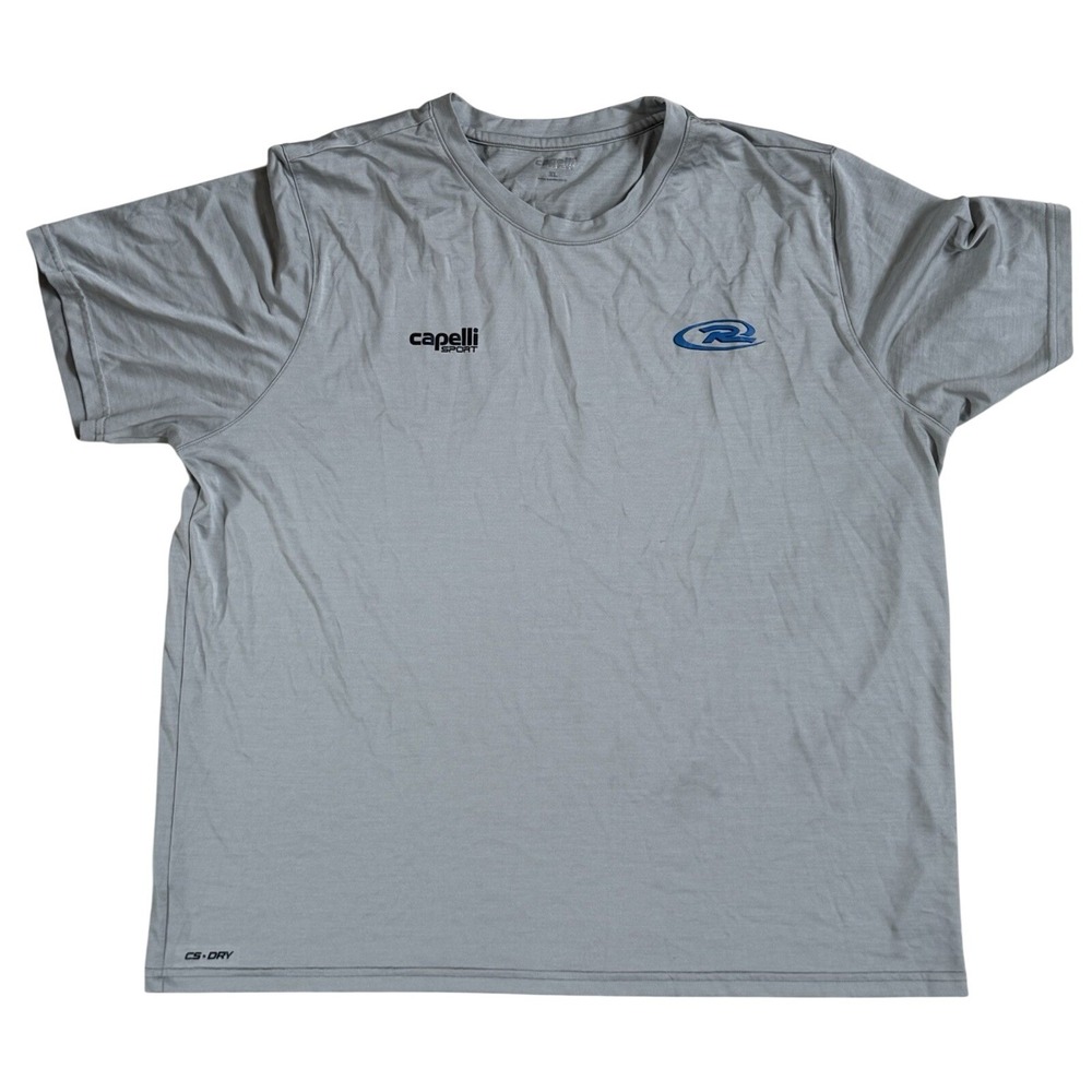 Capelli Sport Mens XL CS-Dry Performance Soccer Training T-Shirt Gray‎